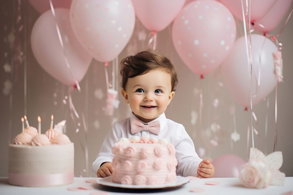 Birthday dessert balloon party. 