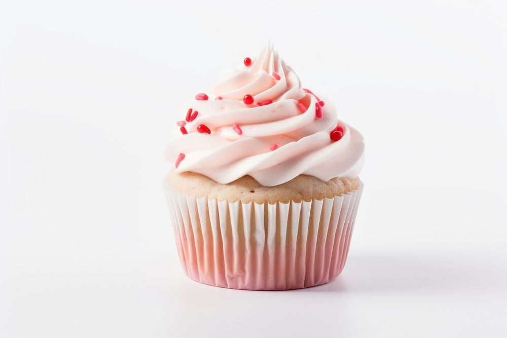 Sweet cupcake dessert cream food. AI generated Image by rawpixel.