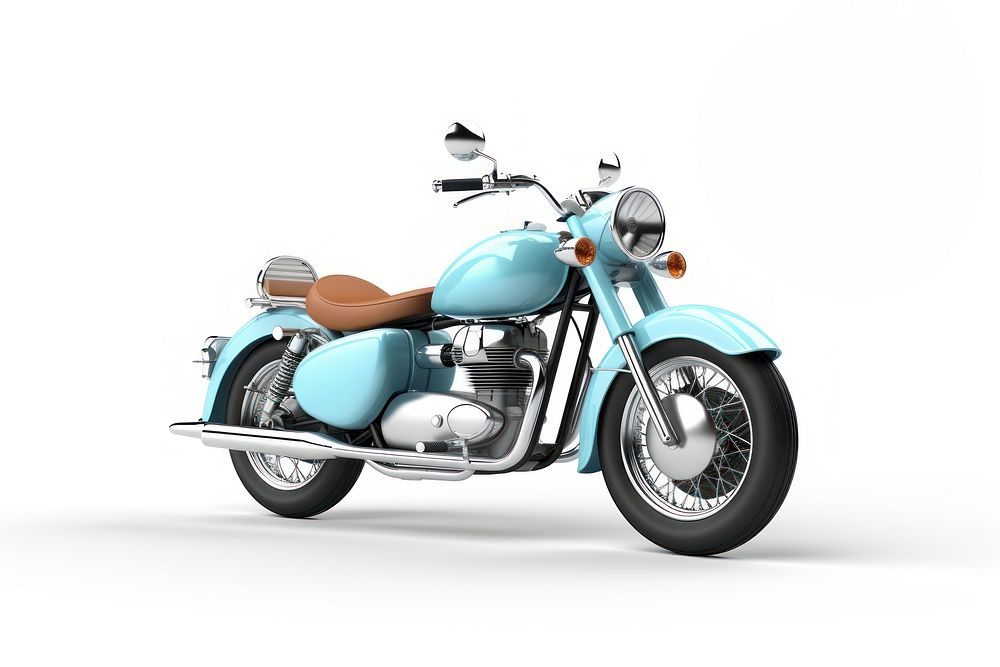 Classic motorcycle vehicle wheel white background. AI generated Image by rawpixel.