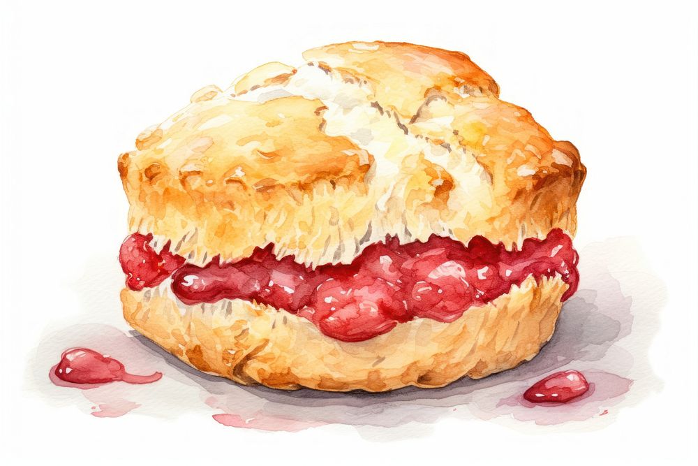 Scone dessert food breakfast. 