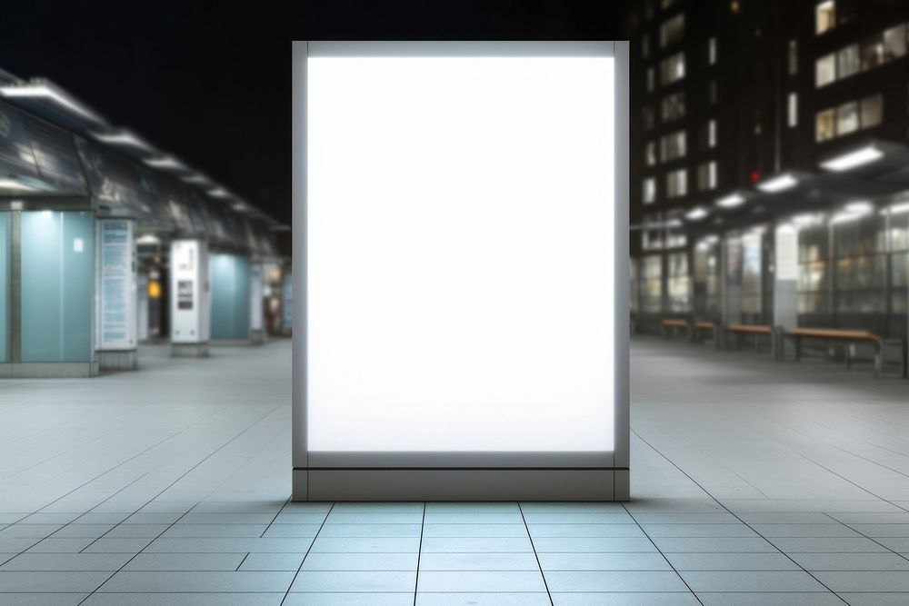 City outdoors lighting architecture. AI generated Image by rawpixel.