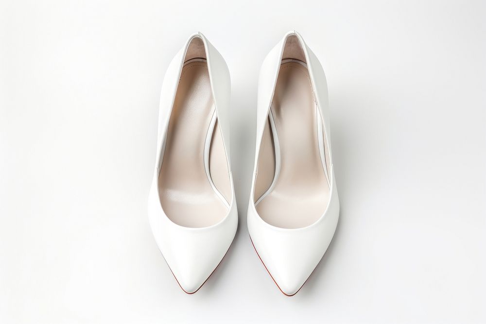 White high heels mockup footwear shoe simplicity. AI generated Image by rawpixel.