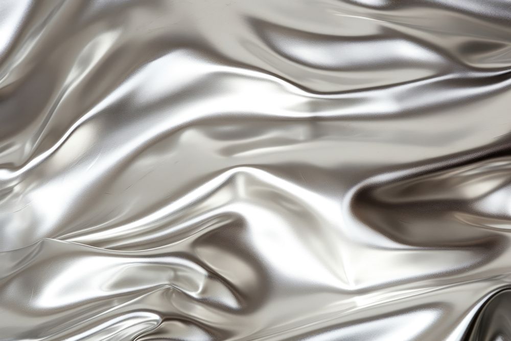 Foil silver silk backgrounds. AI generated Image by rawpixel.