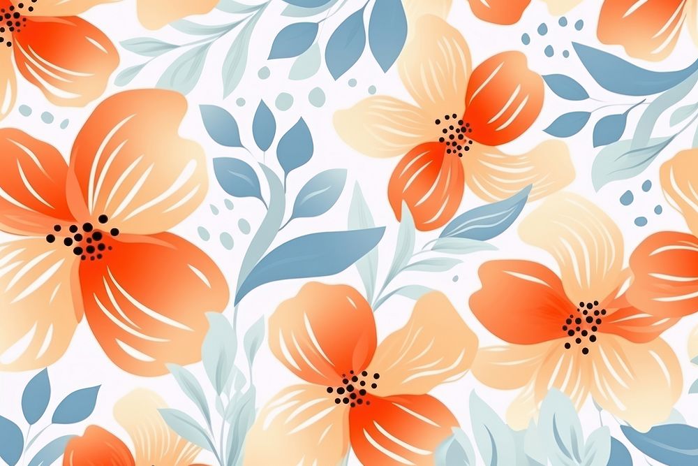 Abstract floral pattern backgrounds wallpaper abstract. AI generated Image by rawpixel.