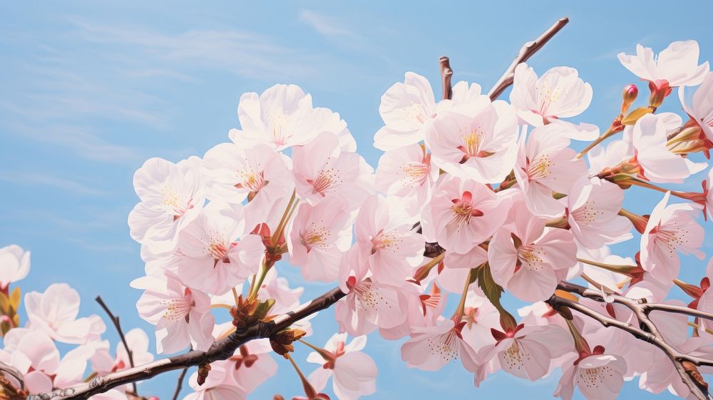 Blossom outdoors flower nature. AI generated Image by rawpixel.