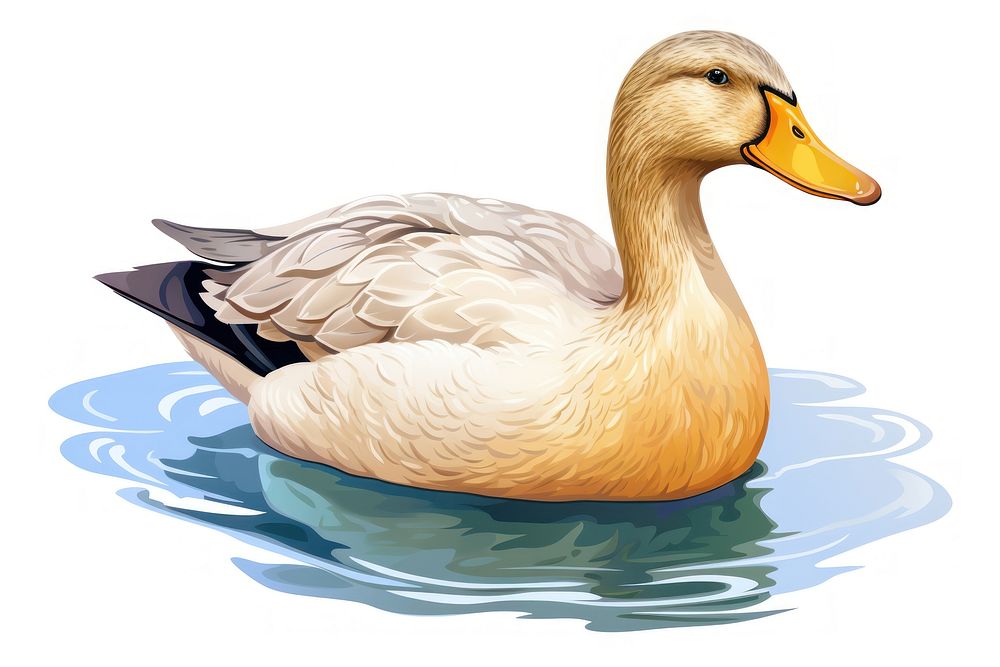 Duck animal bird wing. AI generated Image by rawpixel.