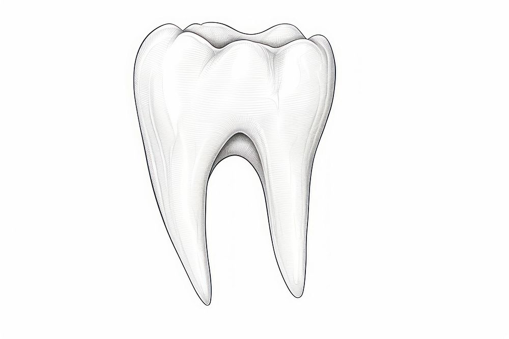 Tooth white teeth white background. | Free Photo Illustration - rawpixel