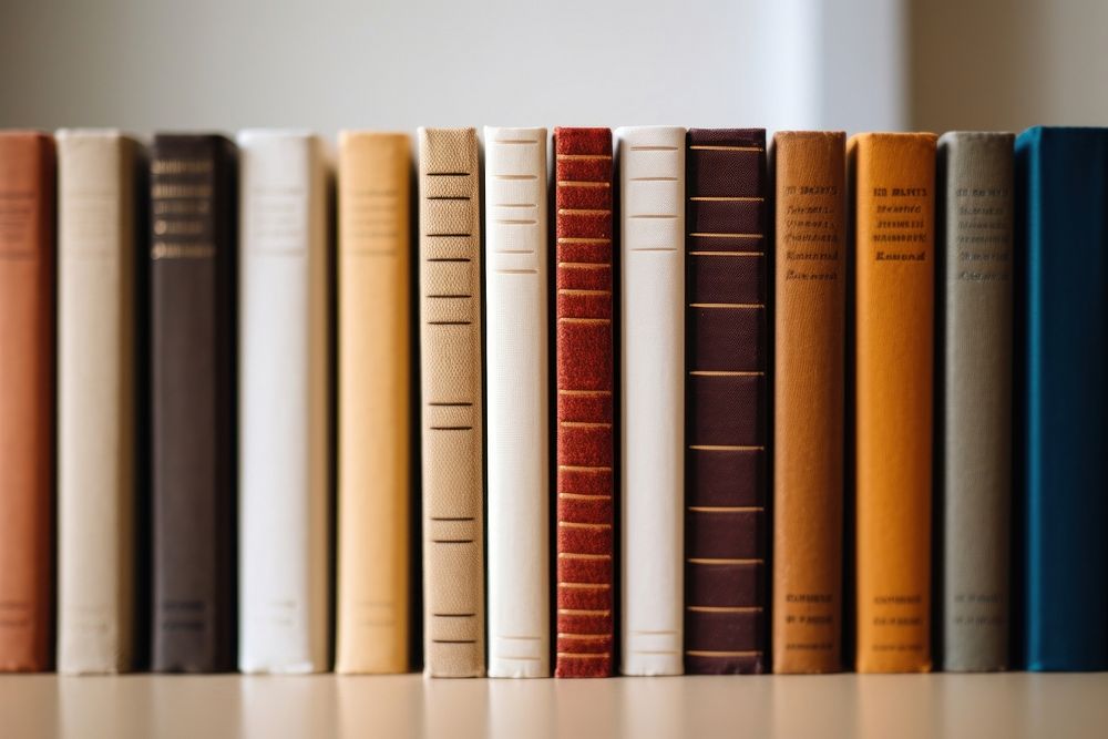 Books spine publication bookshelf furniture. 