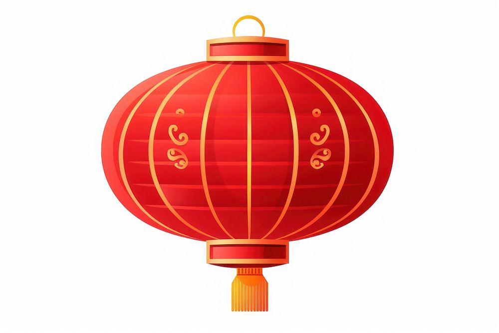 Chinese red lantern celebration xiaolongbao decoration. AI generated Image by rawpixel.