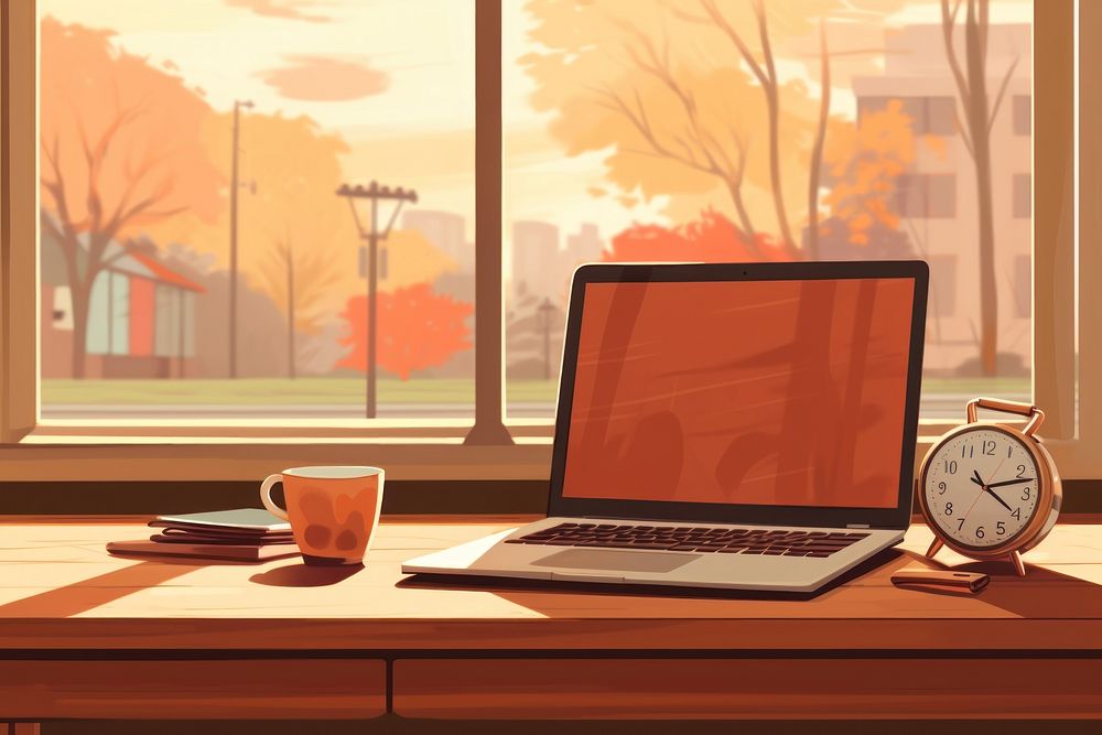 Laptop table furniture computer. | Premium Photo Illustration - rawpixel