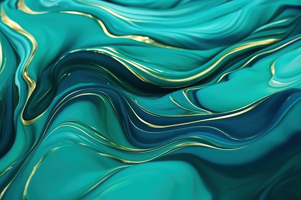 Liquid Velvet Jade backgrounds turquoise abstract. AI generated Image by rawpixel.