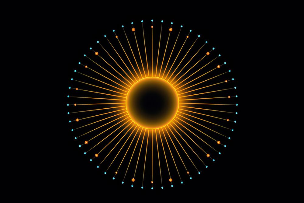 Neon png astronomy pattern light. AI generated Image by rawpixel.
