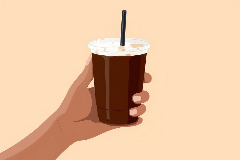 Hand holding coffee drink cup refreshment. AI generated Image by rawpixel.