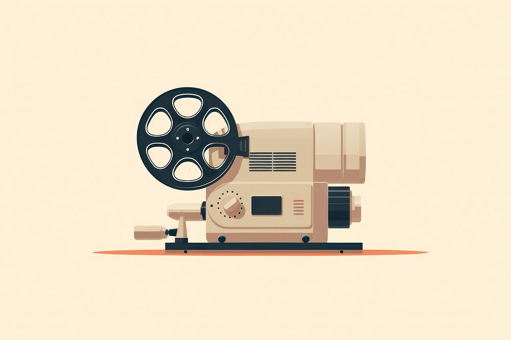Movie film electronics technology equipment. AI generated Image by rawpixel.