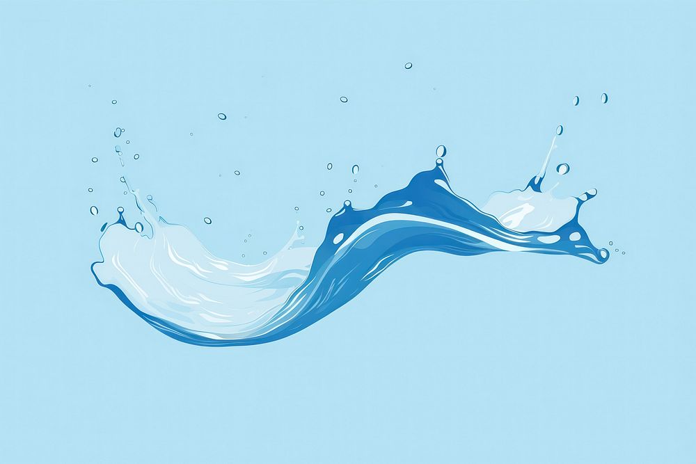 Water splashe backgrounds blue splattered. AI generated Image by rawpixel.