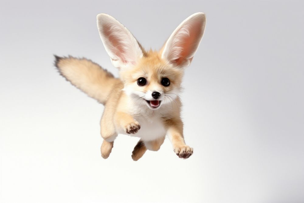 Fennec fox mammal animal cute. AI generated Image by rawpixel.