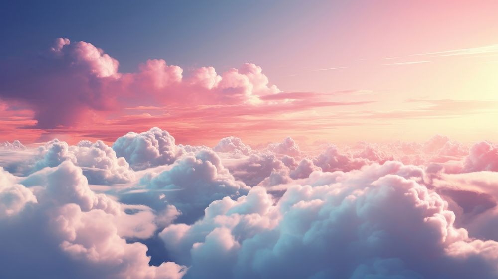 Cloudy sky wallpaper outdoors nature bright. 