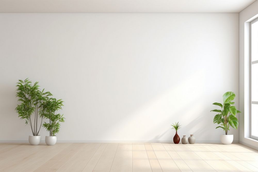 Minimalist interior wall architecture flooring. AI generated Image by rawpixel.