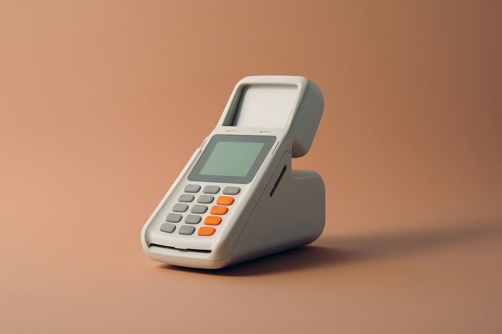 Payment terminal electronics calculator technology. AI generated Image by rawpixel.