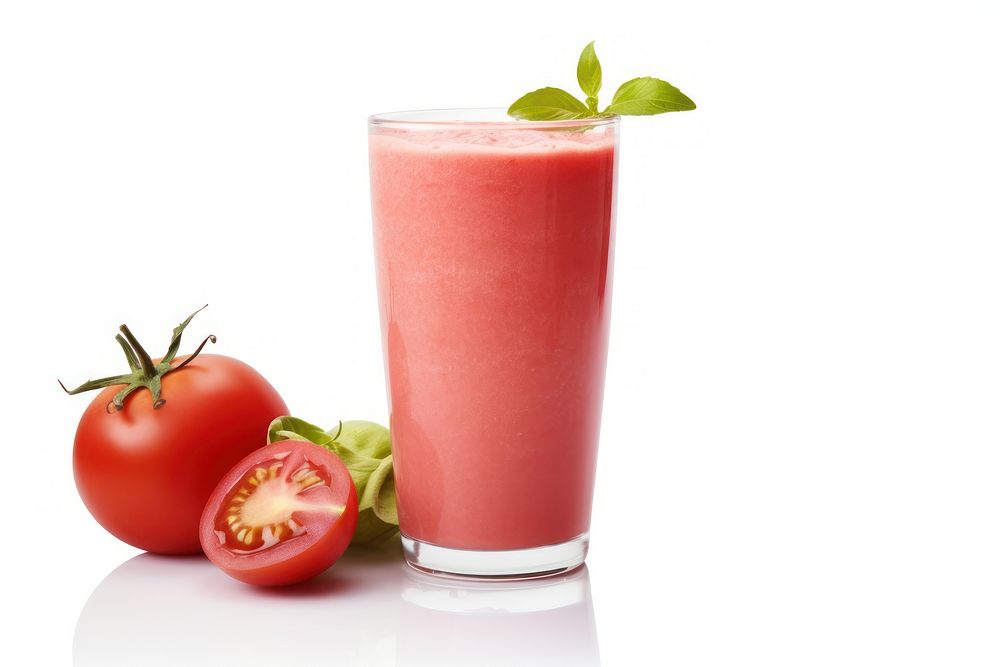 Tomato smoothie vegetable juice drink. AI generated Image by rawpixel.