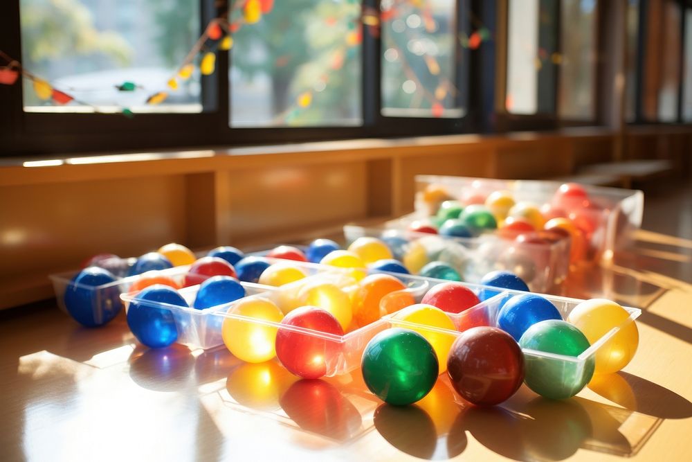 Toomany color balls sphere confectionery decoration. AI generated Image by rawpixel.