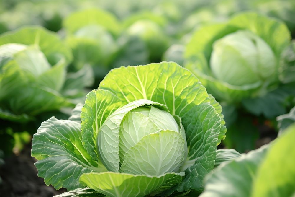 Cabbages vegetable plant food. AI generated Image by rawpixel.