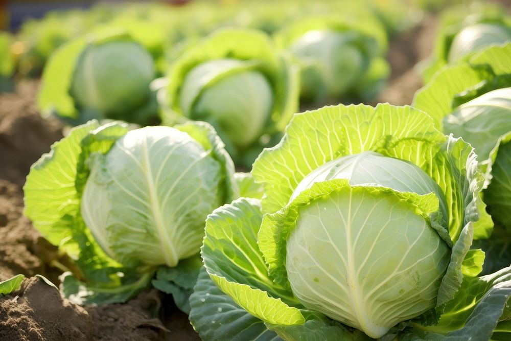 Cabbages vegetable plant food. AI generated Image by rawpixel.