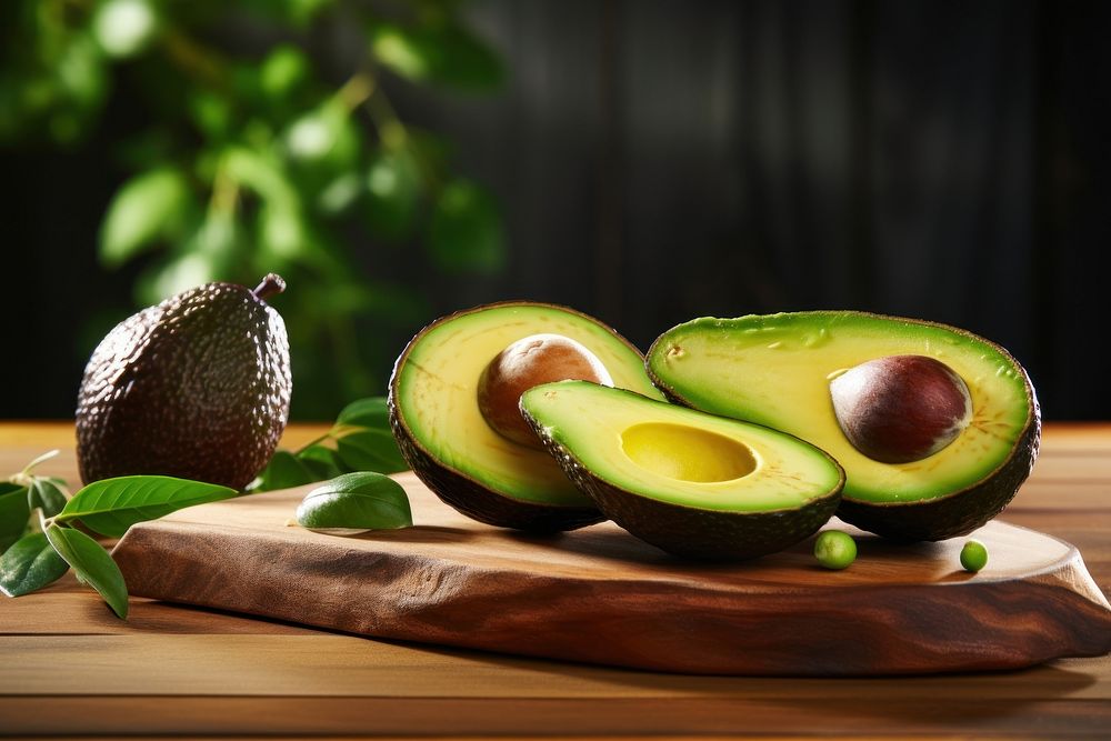 Cooking avocado fruit plant table. AI generated Image by rawpixel.