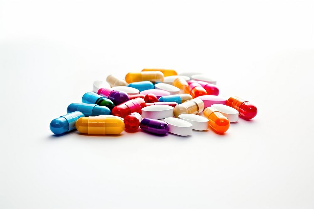 Health care pill medication medicine. AI generated Image by rawpixel.