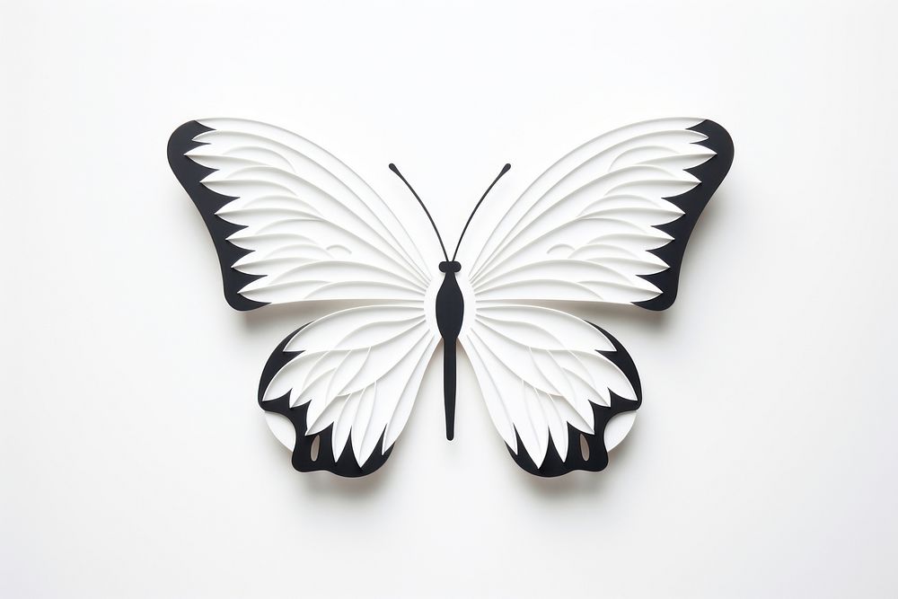 Paper craft butterfly insect animal. AI generated Image by rawpixel.