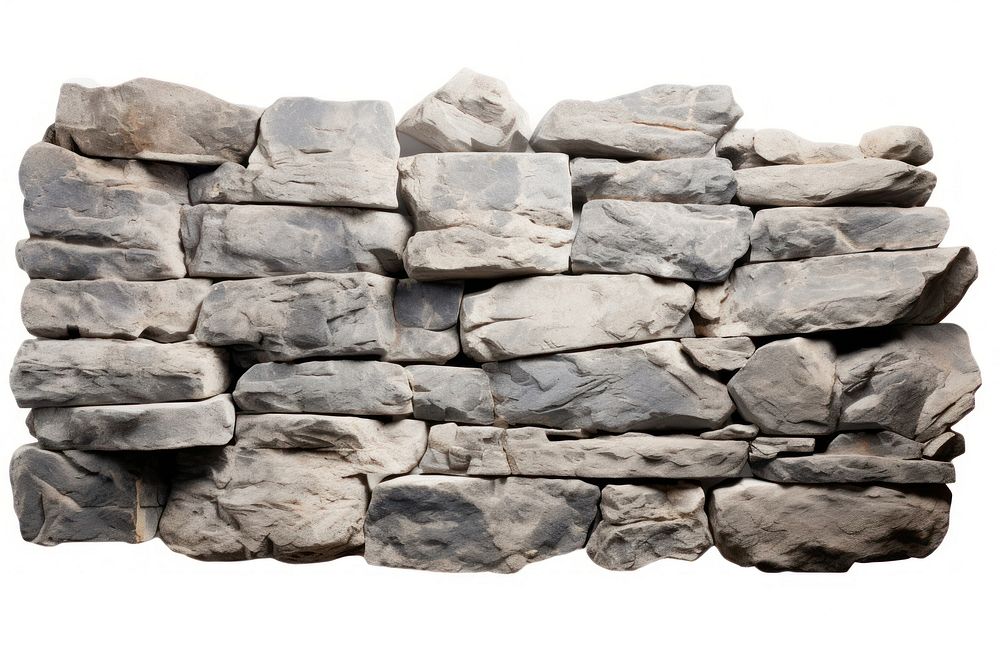 Rock wall backgrounds white background architecture. AI generated Image by rawpixel.