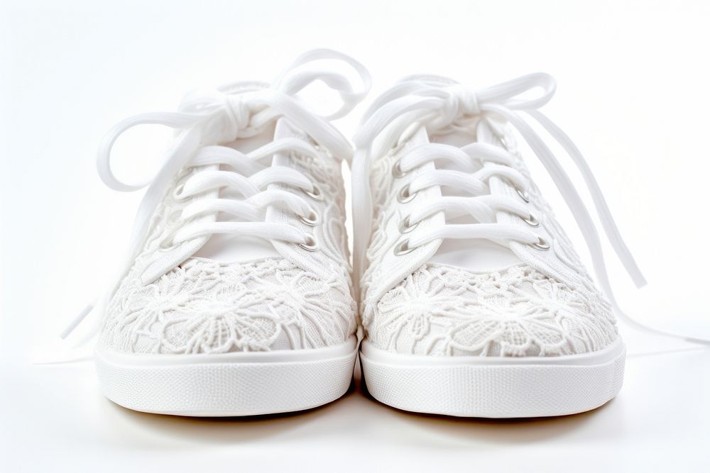 Textile white shoeslace footwear shoelace Free Photo rawpixel