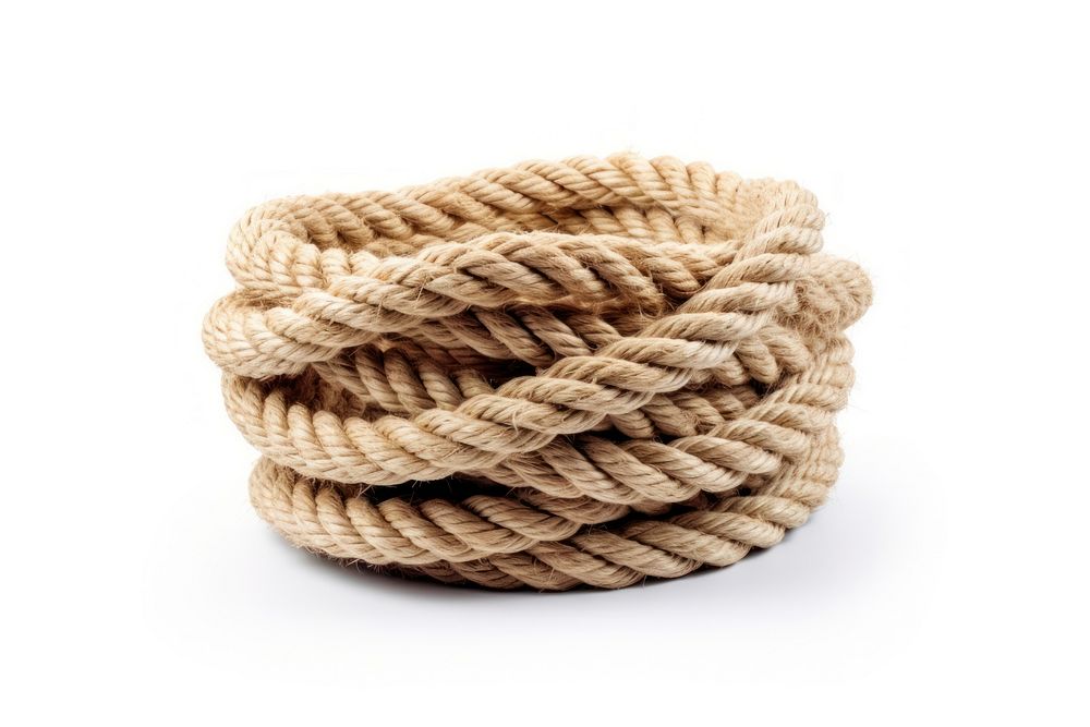 Rope white background durability container. AI generated Image by rawpixel.
