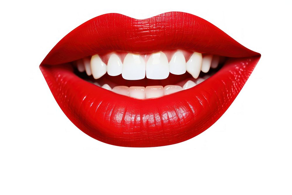 Mouth png lipstick teeth white. AI generated Image by rawpixel.