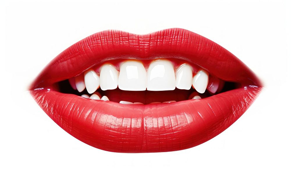 Mouth png lipstick teeth white. AI generated Image by rawpixel.