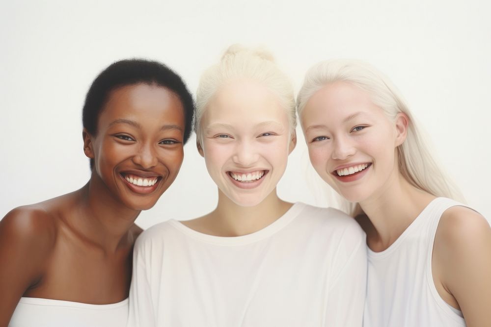 Women smile portrait laughing. AI generated Image by rawpixel.