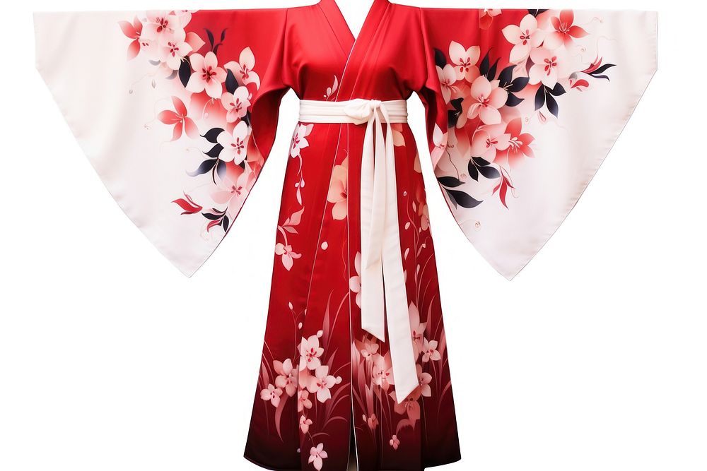Traditional kimono fashion dress robe. AI generated Image by rawpixel.