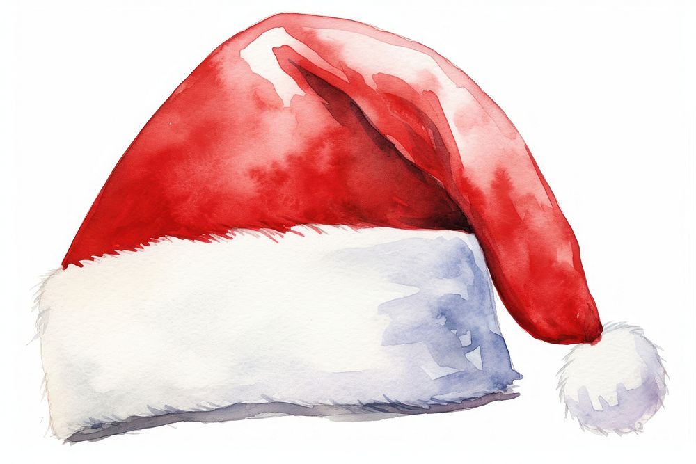 Christmas hat white background celebration decoration. AI generated Image by rawpixel.