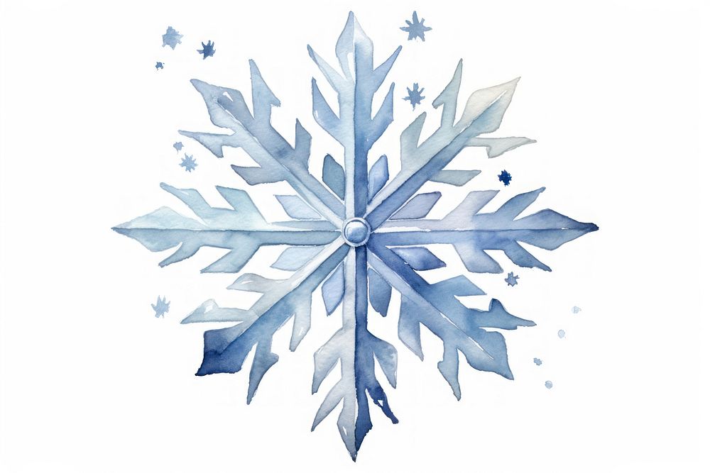Snowflake white background creativity outdoors. AI generated Image by rawpixel.