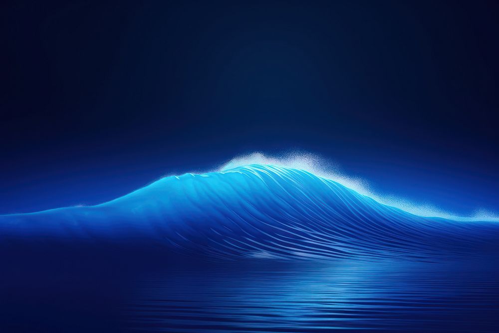 Wave nature ocean blue. 