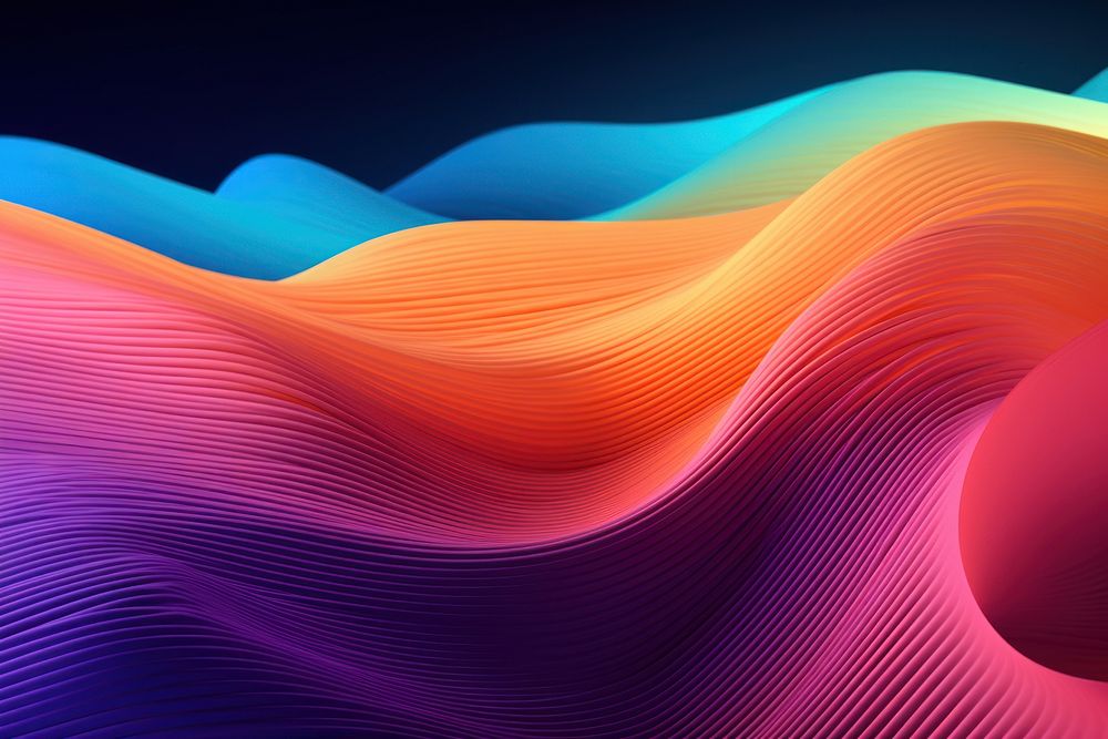 Wave pattern purple nature. AI generated Image by rawpixel.