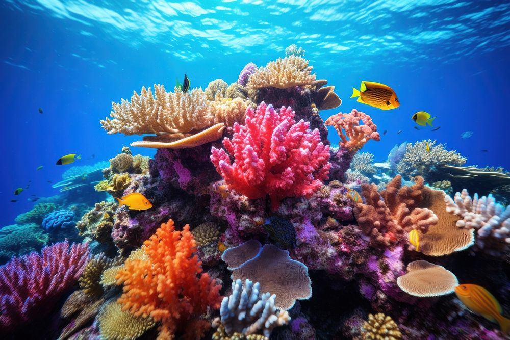 Underwater outdoors nature ocean. AI | Free Photo - rawpixel