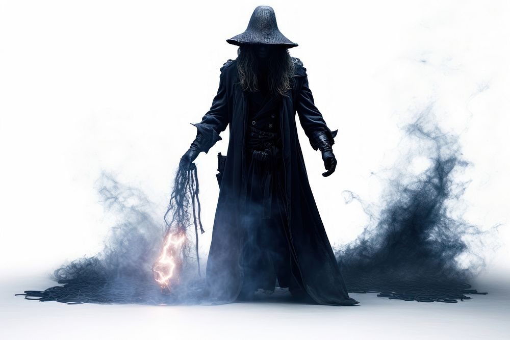 Wizard necromancer fantasy adult silhouette. AI generated Image by rawpixel.