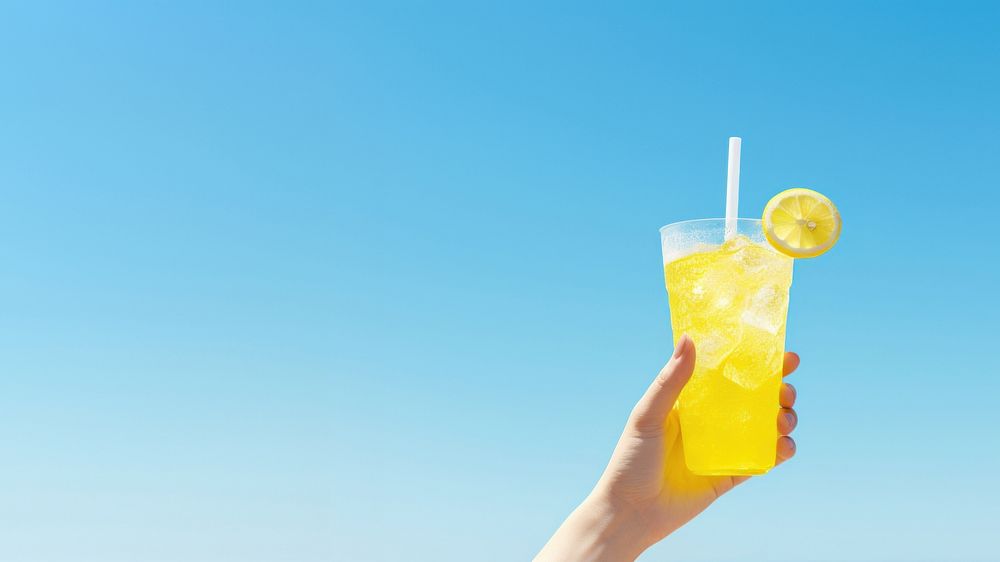 Lemonade soda, Summer drink. AI generated Image by rawpixel.