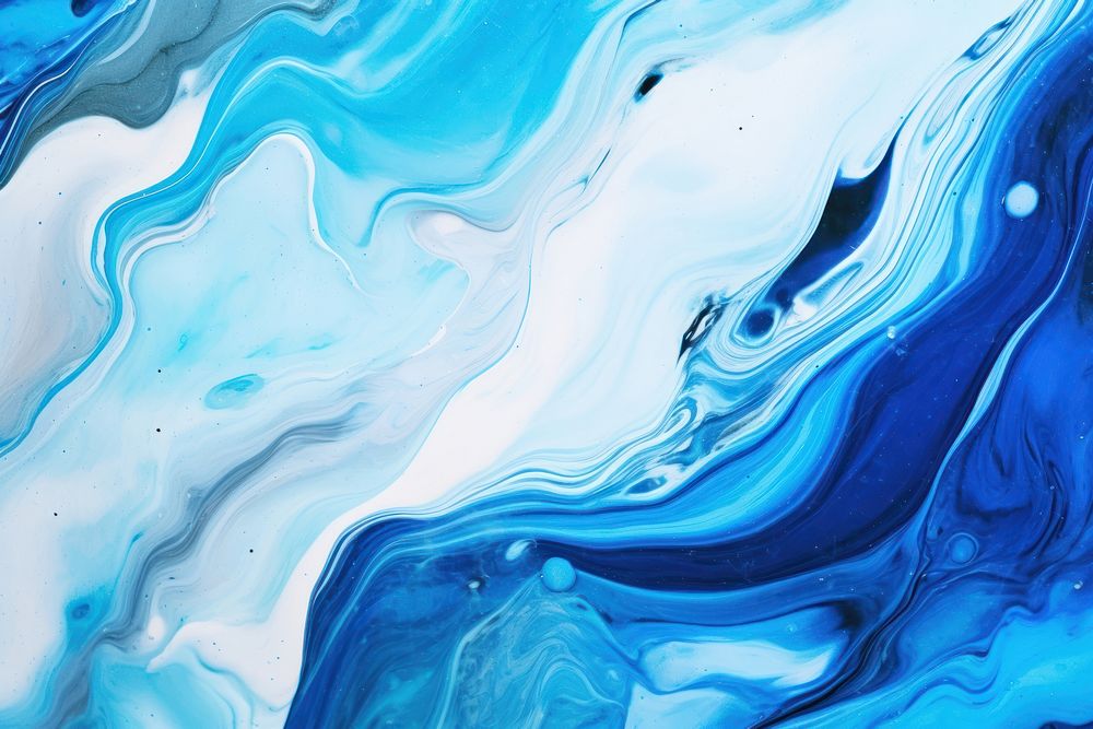 Blue liquid abstract marble backgrounds blue art. AI generated Image by rawpixel.