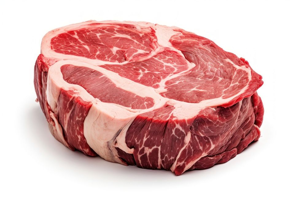 Fresh raw Chuck Eye Roast Chuck Cut steak meat beef. AI generated Image by rawpixel.