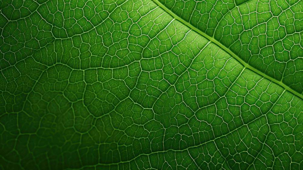 Green leaf texture plant. AI generated Image by rawpixel.