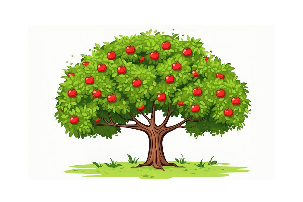 Apple tree outdoors nature plant. AI generated Image by rawpixel.