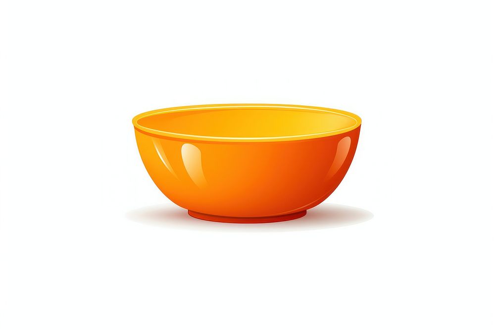 Bowl white background refreshment tableware. AI generated Image by rawpixel.