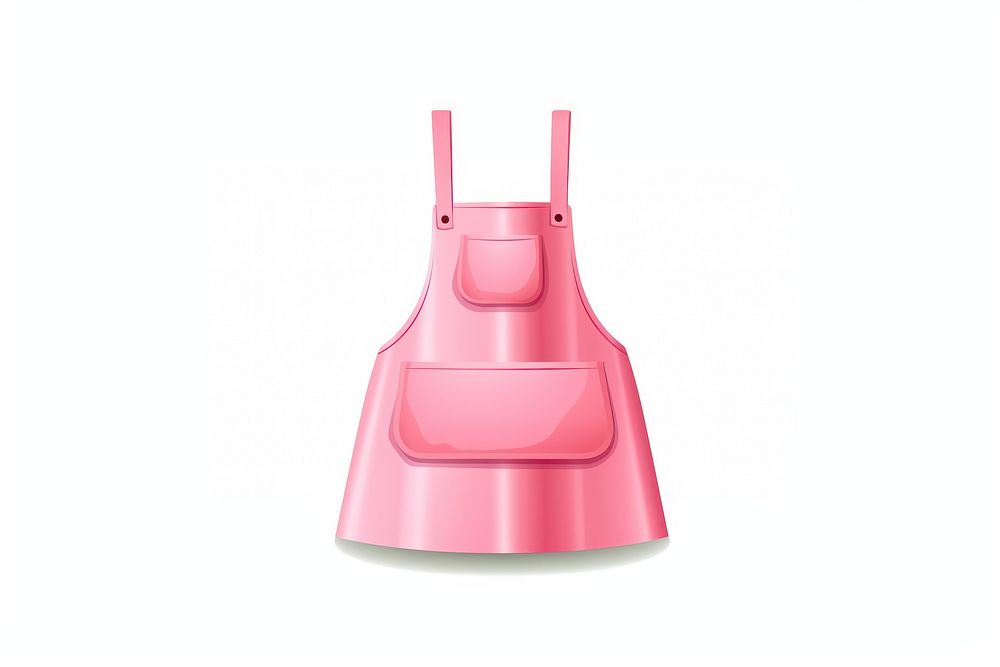 Apron pink white background bathroom. AI generated Image by rawpixel.
